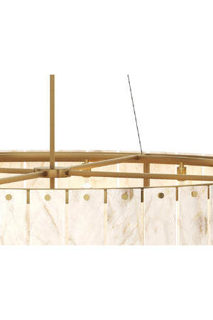   Modern European furniture - 2-Tier Alabaster Chandelier - www.oroa.com | Oroa.com