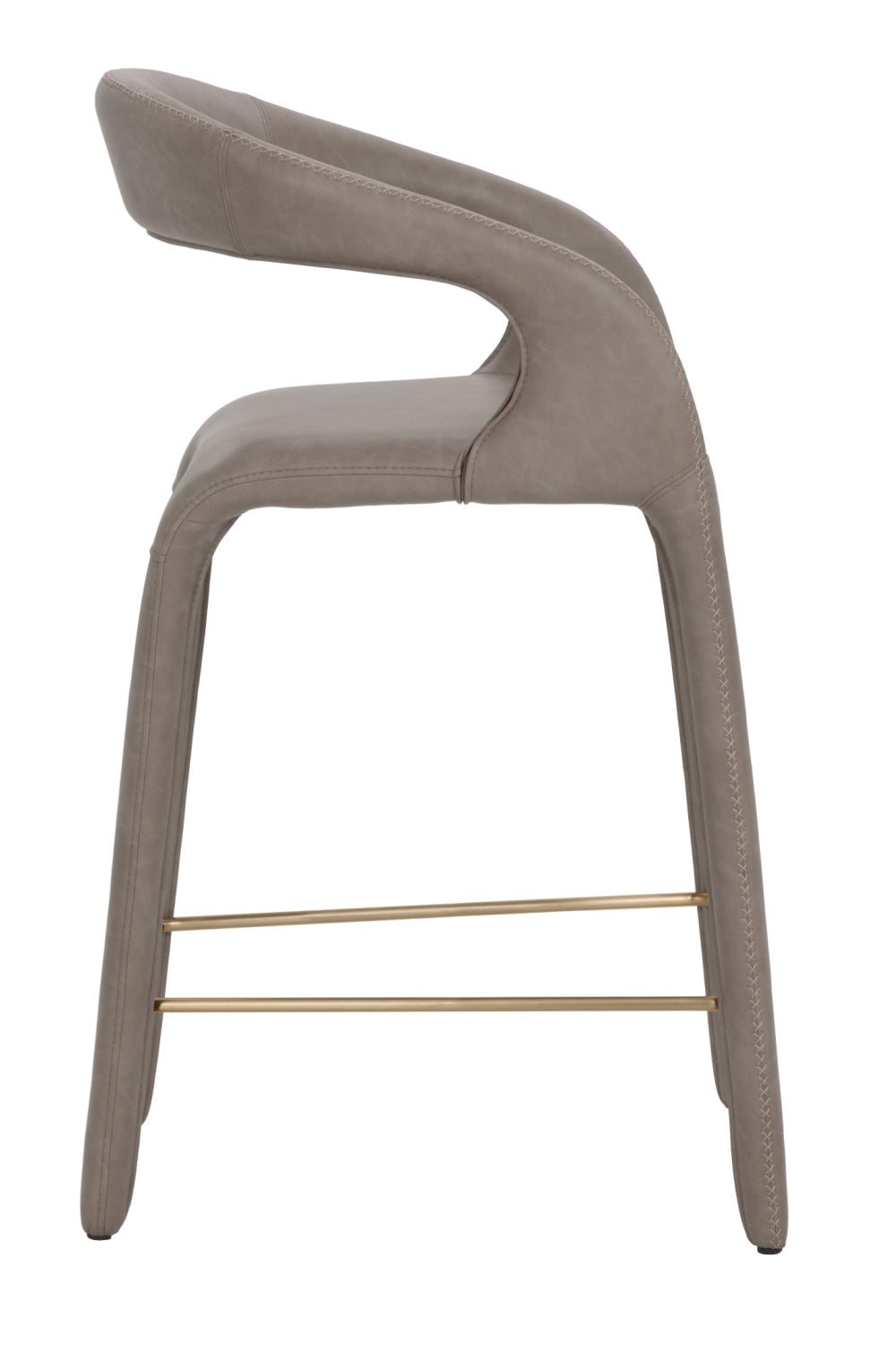  Modern European furniture - Sleek Upholstered Counter Stool - www.oroa.com | Oroa.com