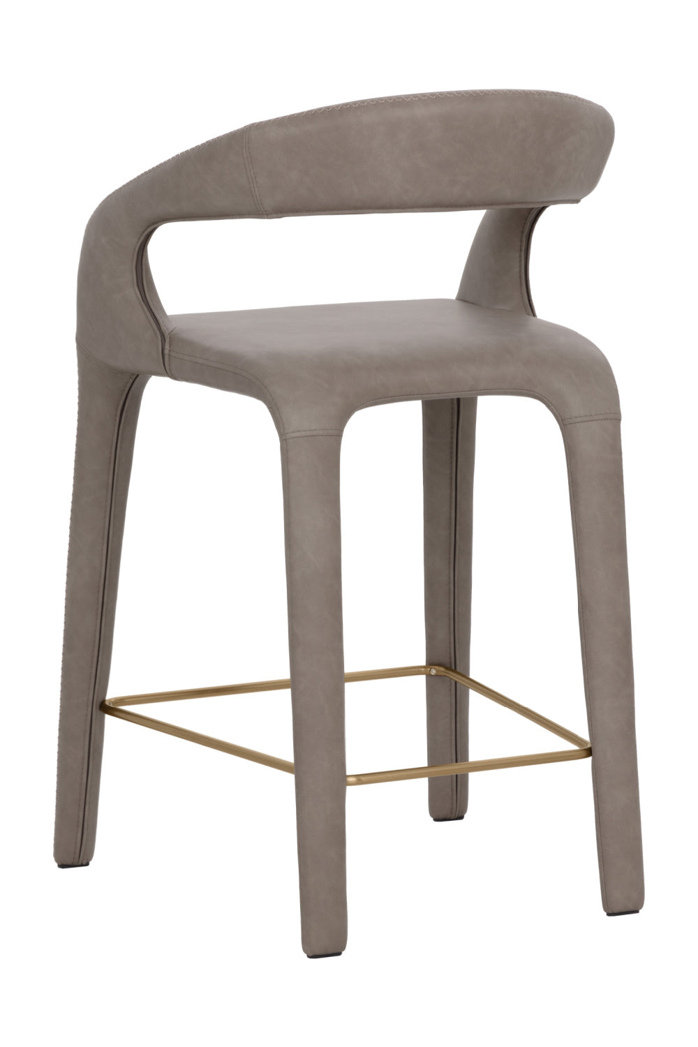   Modern European furniture - Sleek Upholstered Counter Stool - www.oroa.com | Oroa.com