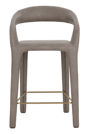   Modern European furniture - Sleek Upholstered Counter Stool - www.oroa.com | Oroa.com