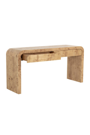   Modern European furniture - Burl Veneer Console Table - www.oroa.com | Oroa.com