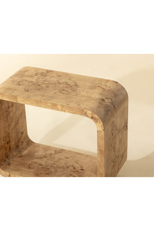   Modern European furniture - Burl Veneer End Table - www.oroa.com | Oroa.com