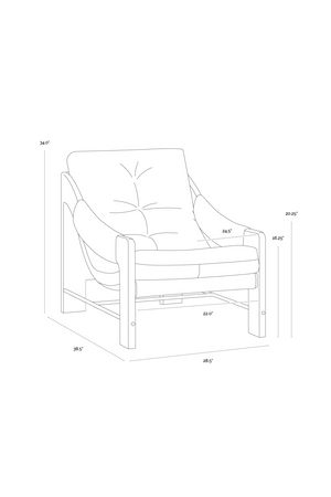   Modern European furniture - Reclined Leather Lounge Chair - www.oroa.com | Oroa.com