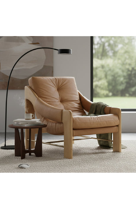   Modern European furniture - Reclined Leather Lounge Chair - www.oroa.com | Oroa.com