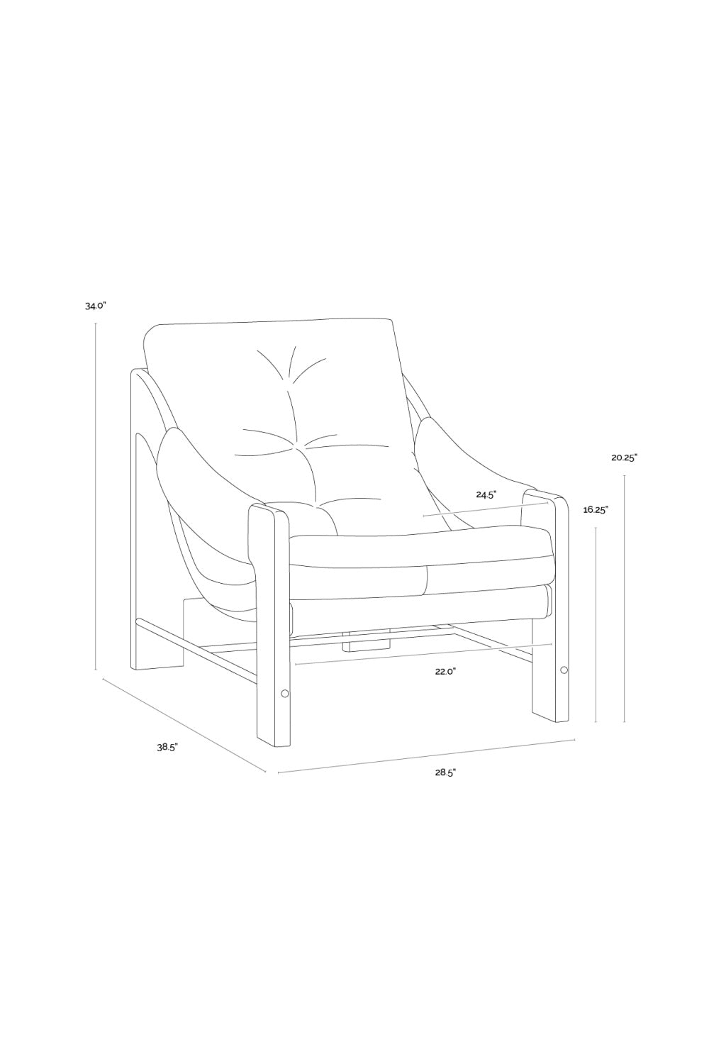   Modern European furniture - Reclined Leather Lounge Chair - www.oroa.com | Oroa.com