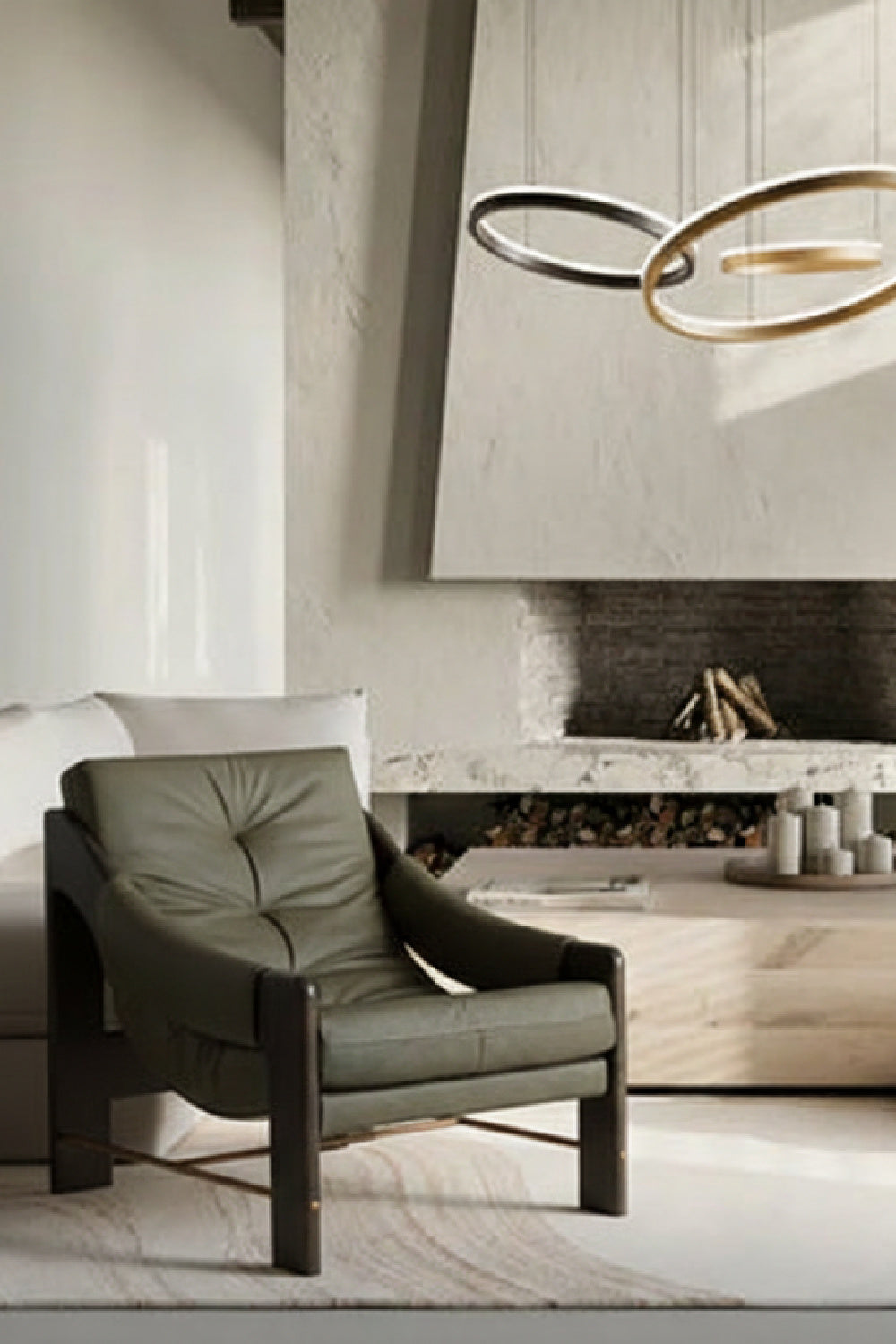   Modern European furniture - Reclined Leather Lounge Chair - www.oroa.com | Oroa.com