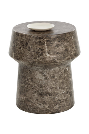   Modern European furniture - Marble Look Indoor/Outdoor End Table - www.oroa.com | Oroa.com