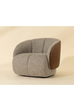  Modern European furniture - Boucle Swivel Lounge Chair - www.oroa.com | Oroa.com