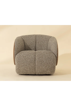   Modern European furniture - Boucle Swivel Lounge Chair - www.oroa.com | Oroa.com