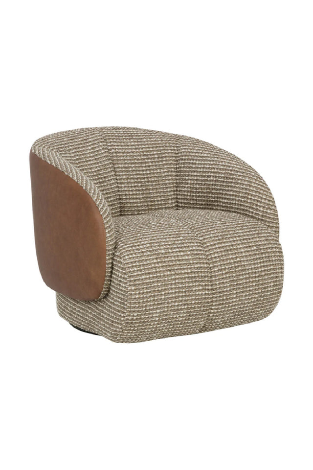 Modern European furniture - Boucle Swivel Lounge Chair - www.oroa.com