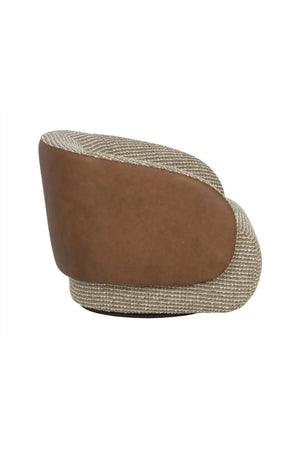   Modern European furniture - Boucle Swivel Lounge Chair - www.oroa.com | Oroa.com