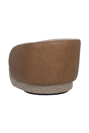   Modern European furniture - Boucle Swivel Lounge Chair - www.oroa.com | Oroa.com