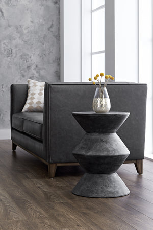   Modern European furniture - Layered Concrete Indoor/Outdoor End Table - www.oroa.com | Oroa.com