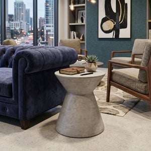   Concrete Indoor/Outdoor End Table | Oroa.com