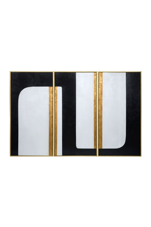   Modern European furniture - Refined Abstract Canvas Set (3) - www.oroa.com | Oroa.com