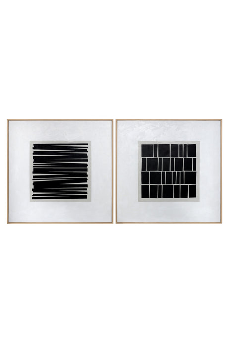   Modern European furniture - Contemporary Canvas Art Set (2) - www.oroa.com | Oroa.com