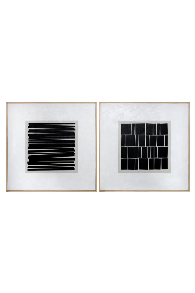 Modern European furniture - Contemporary Canvas Art Set (2) - www.oroa.com