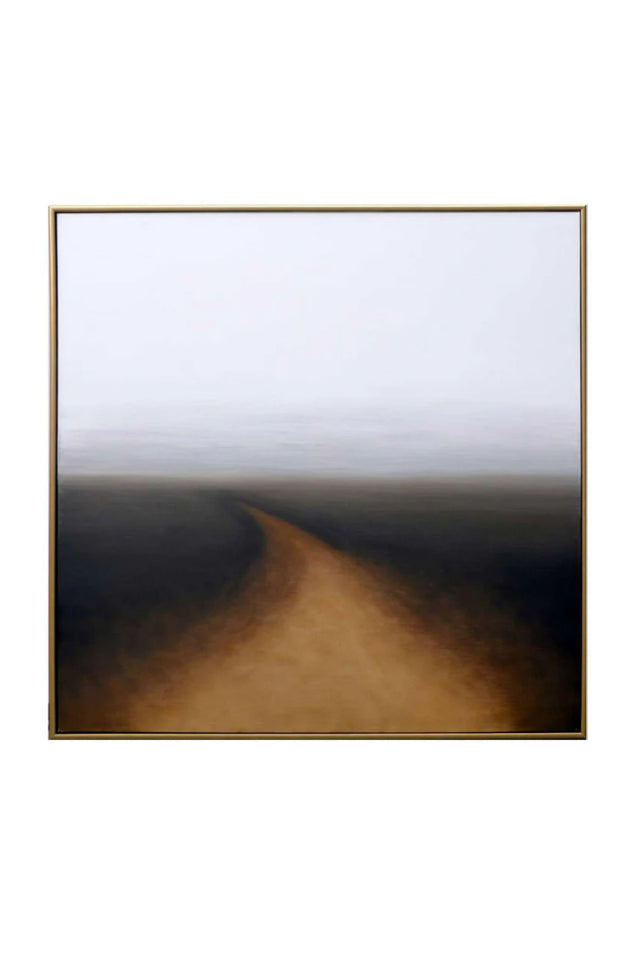 Modern European furniture - Contemporary Abstract Art with Gold Frame - www.oroa.com
