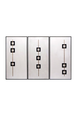   Modern European furniture - Minimalist Abstract Wall Art Set of 3 - www.oroa.com | Oroa.com