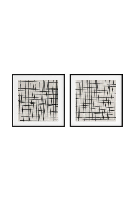   Modern European furniture - Minimalist Line Art Set (2) - www.oroa.com | Oroa.com