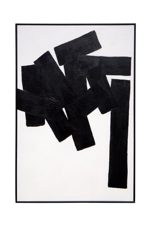   Modern European furniture - Black Abstract Painting - www.oroa.com | Oroa.com