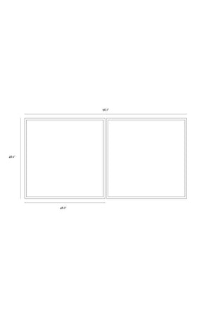   Modern European furniture - Geometric Abstract Wall Art Set (2) - www.oroa.com | Oroa.com