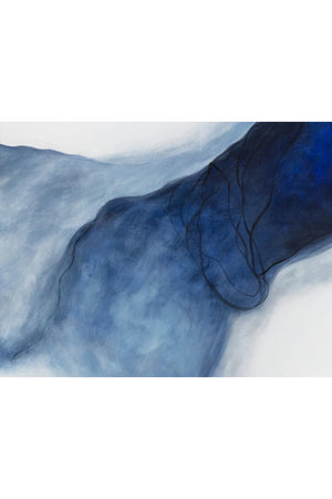   Modern European furniture - Blue Ombre Abstract Art - www.oroa.com | Oroa.com