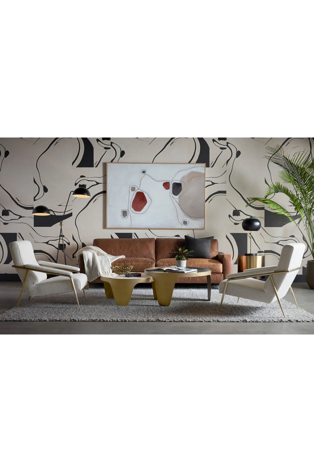   Modern European furniture - Flowing Lines Abstract Art - www.oroa.com | Oroa.com