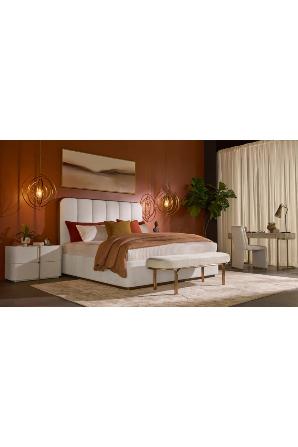   Modern European furniture - Brown Minimalist Landscape Art - www.oroa.com | Oroa.com