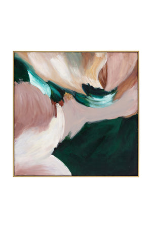   Modern European furniture - Pink and Green Diptych Art Set (2) - www.oroa.com | Oroa.com