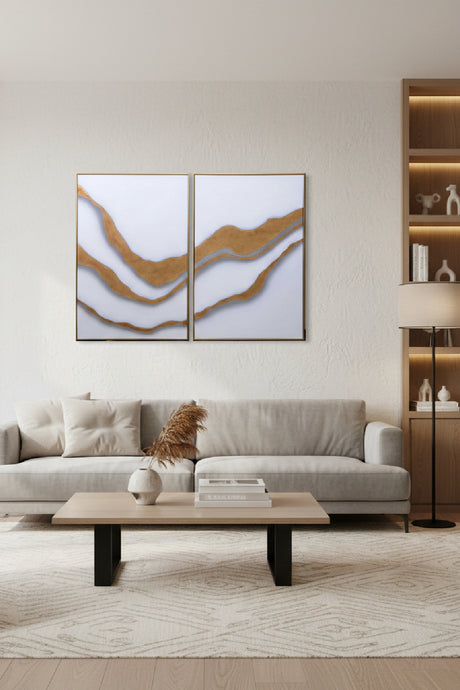   Modern European furniture - Modern Geometric Art Set (2) - www.oroa.com | Oroa.com