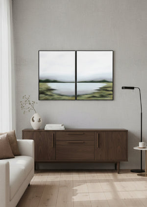   Modern European furniture - Diptych Scenic Wall Art Set (2) - www.oroa.com | Oroa.com