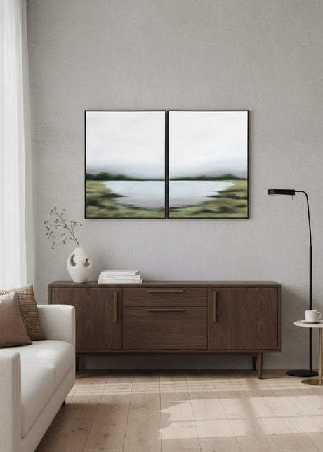   Modern European furniture - Diptych Scenic Wall Art Set (2) - www.oroa.com | Oroa.com
