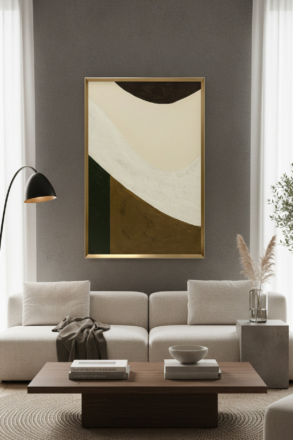   Modern European furniture - Earth-Toned Abstract Art - www.oroa.com | Oroa.com