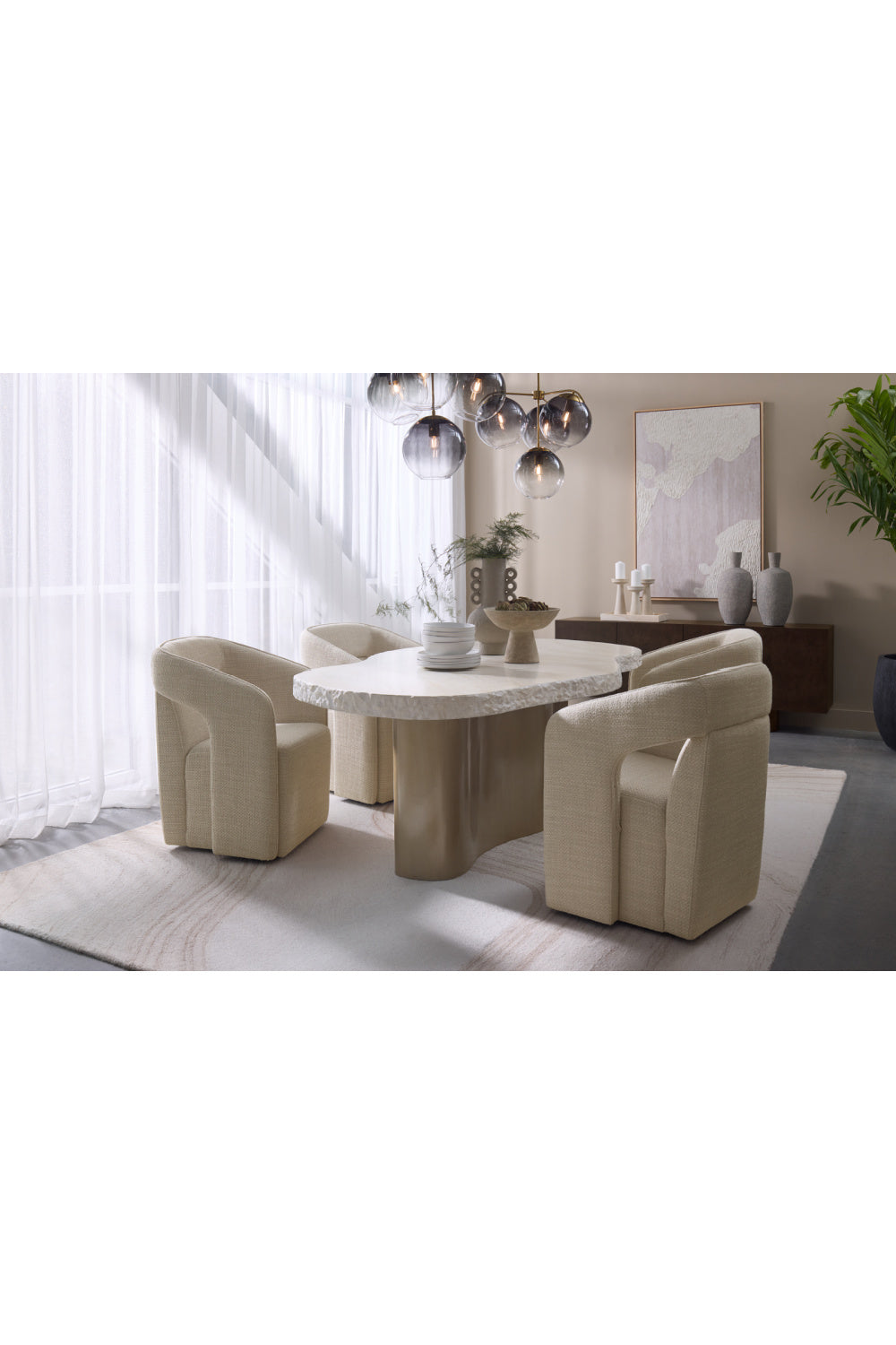   Modern European furniture - Refined Neutral Abstract Wall Art - www.oroa.com | Oroa.com