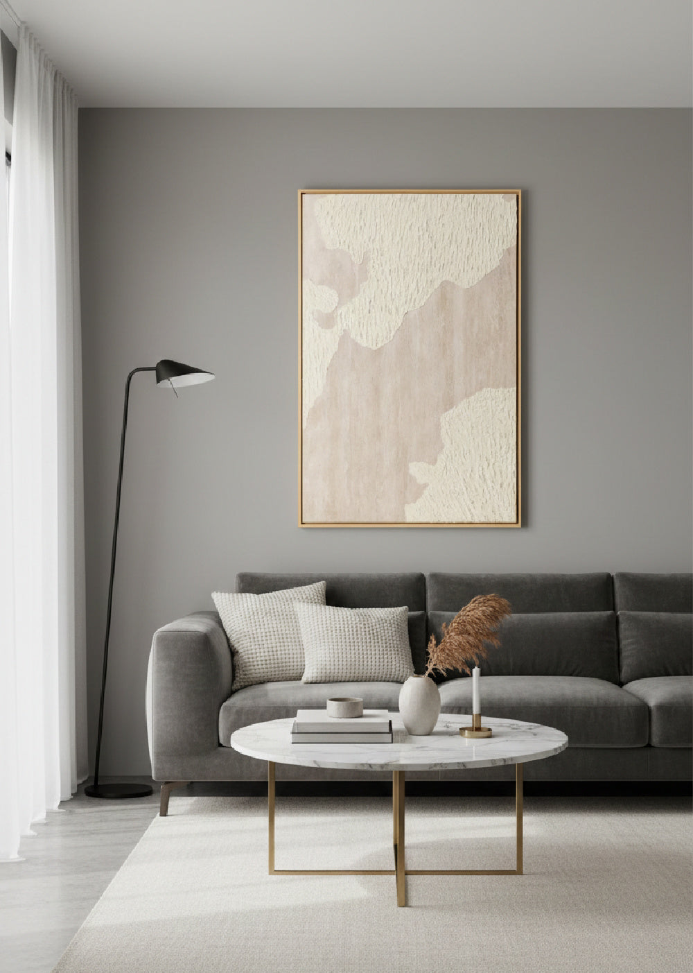   Modern European furniture - Refined Neutral Abstract Wall Art - www.oroa.com | Oroa.com