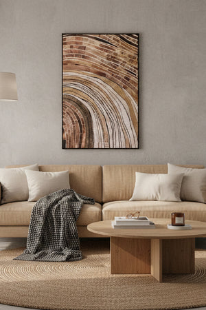   Modern European furniture - Brown Mosaic Wall Art - www.oroa.com | Oroa.com