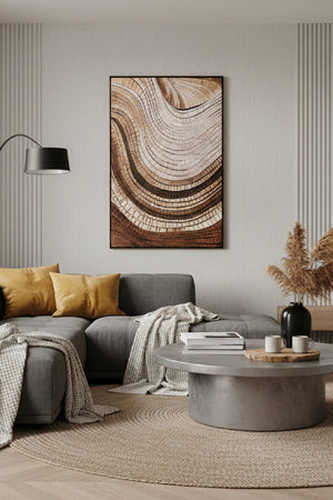   Modern European furniture - Brown Mosaic Wall Art - www.oroa.com | Oroa.com