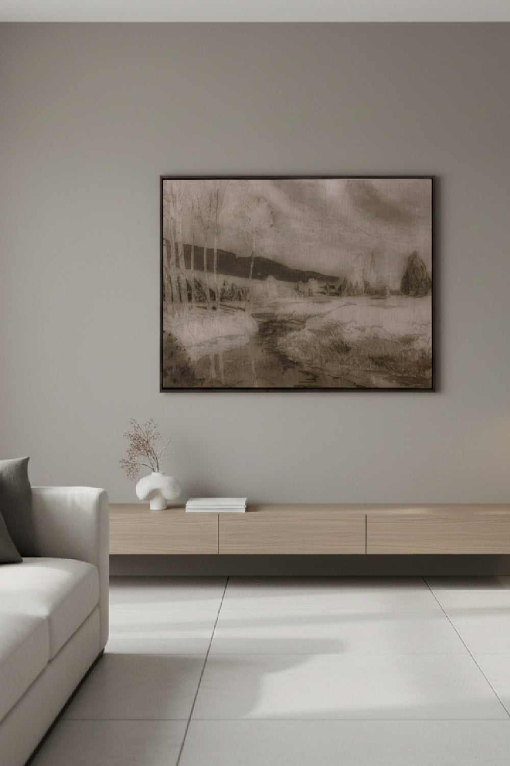   Modern European furniture - Vintage-Tone Landscape Canvas - www.oroa.com | Oroa.com