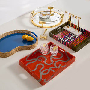   Patterned Lacquer Tray | Oroa.com