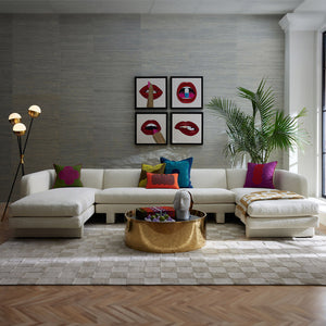   Red Lips Beaded Art | Oroa.com