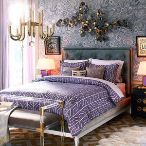   Gray Velvet Bench | Oroa.com