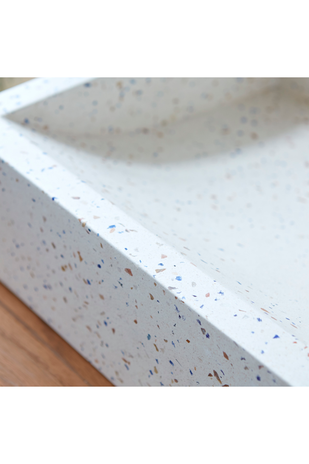   Square Terrazzo Bathroom Sink | Oroa.com