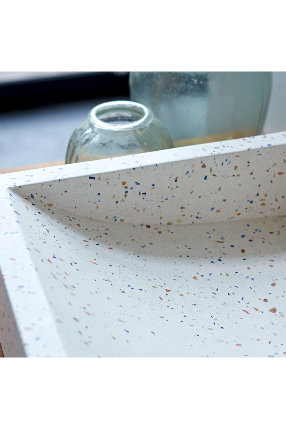   Square Terrazzo Bathroom Sink | Oroa.com