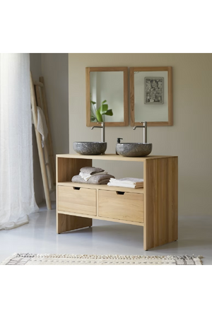   Solid Teak Vanity Unit | Oroa.com