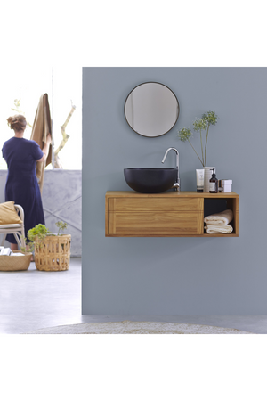   Metal Framed Round Mirror | Oroa.com