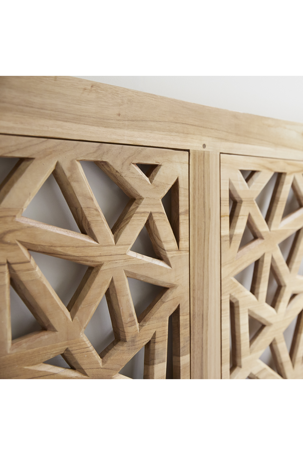   Solid Teak King Headboard 83" | Oroa.com