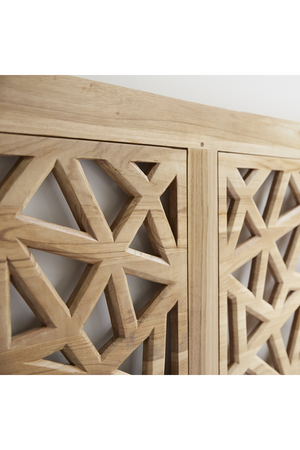   Solid Teak King Headboard 83" | Oroa.com
