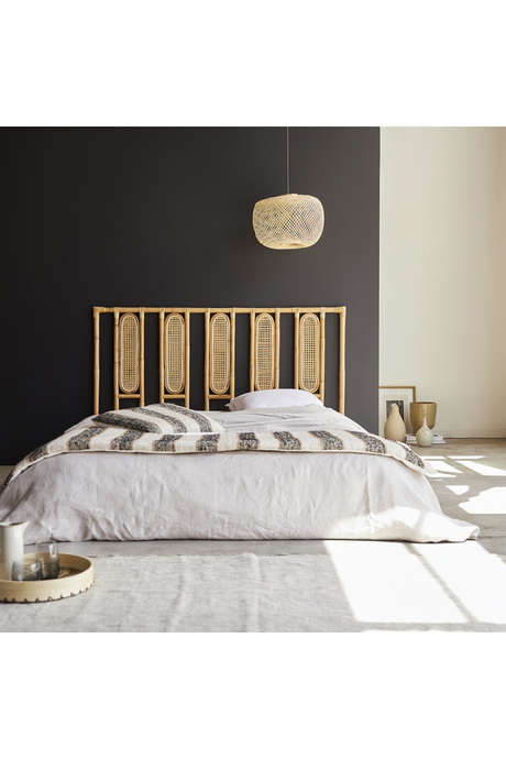   Caned Rattan Queen Headboard 63" | Oroa.com