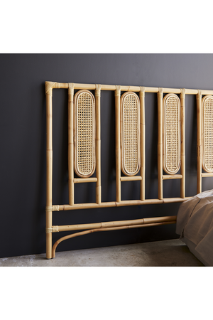   Caned Rattan Queen Headboard 63" | Oroa.com